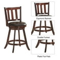 thumbnail image 6 of Costway Set of 4 25'' Swivel Bar stool Leather Padded Dining Kitchen Pub Bistro Chair, 6 of 9