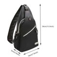 thumbnail image 6 of Mosiso Polyester Sling Chest Backpack for Men Women Shoulder Bags Crossbody Outdoor Sport Bag, 6 of 6
