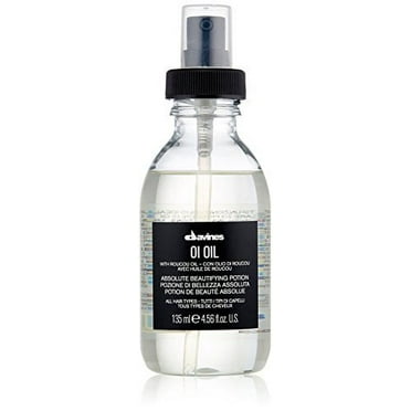 Davines OI Oil | Weightless Hair Oil Perfect for Dry Hair, Coarse & Curly Hair Types | Anti-Frizz for Soft, Shiny Hair | 135 ml (4.56 Fl Oz)