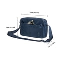 thumbnail image 2 of Bolso de mano para mujer: bolso de hombro y bandolera liviano y duradero para uso diario,2.6L(1583-AZUL), 2 of 4