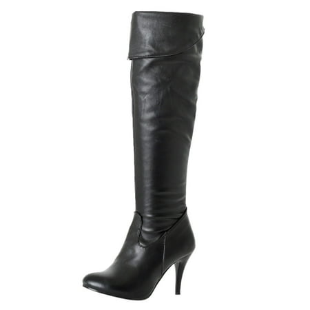 

Winter Savings Clearance! SuoKom Boots for Women Thin High Heel Over Knee Boots Fashion Snow Long Boot Warm Fall Winter Shoes Cowboy Boots for Women