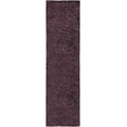 thumbnail image 2 of Superior Shag Boho Plush Indoor Runner Area Rug, Purple, 2' 25" x 13', 2 of 4