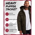 thumbnail image 2 of CANADA WEATHER GEAR Men's Parka Jacket - Heavyweight Ripstop Therma Foil Puffer Coat (M-5X), 2 of 7