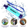 thumbnail image 6 of WakiWaki Survival Gear Water Filter Straw 4 Stage Filtration Reduces Harmful Substances Odors From Water, Great for Hiking, Camping, Emergency, 6 Pack, 6 of 9