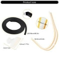 thumbnail image 5 of 154827601 Universal Dishwasher Door Seal Replacement Kits Rubber Gasket, 5 of 9