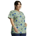 thumbnail image 4 of Dickies EDS Women Scrubs Top V-Neck Print DK717, 4 of 7