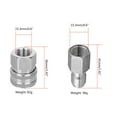 thumbnail image 3 of 2Pcs NPT 3/8 Inch Male and Female Quick Connector Kit Hose Pressure Washer Adapters Stainless Steel Quick Connector, 3 of 7