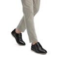 thumbnail image 6 of Rexoro Men Dress Oxford Shoes Perforated Breathable PU Lace Up Derby Shoes For Business Casual Office Work Daily,Black,9, 6 of 6