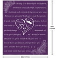 thumbnail image 3 of Happy 30th Birthday Gifts for Her/Him, 30th Birthday Gifts for Women/Men,30 Year Old Birthday Gifts for Women/Men, Best Birthday Gifts, 1992 30th Birthday, Unique 30th Birthday Gifts Blanket 60”x50”, 3 of 6