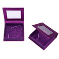 thumbnail image 3 of Caja De Pestañas Postizas, Estuche Cosmético Ligero De Material De Papel, Viaje De Negocios Al Aire Libre Para Mujeres De Viaje ANGGREK Púrpura, 3 of 8