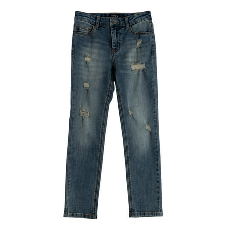 

KIDPIK Boys Premium Denim New Distressed Skinny Fit Denim Jean Size: 2 - 12