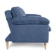 thumbnail image 4 of Sofá Cama Makora Milo Azul Velvet con Memory Foam y Respaldo Reclinable, 4 of 8
