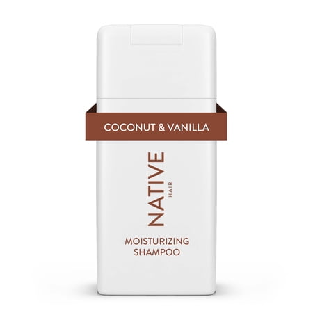Native Moisturizing Shampoo  Coconut & Vanilla  Sulfate & Paraben Free  Travel-Sized Mini 3 oz