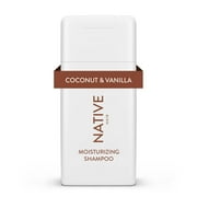 Native Moisturizing Shampoo, Coconut & Vanilla, Sulfate & Paraben Free, 3 oz