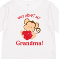 thumbnail image 4 of Inktastic Wild About my Grandma Boys or Girls Long Sleeve Toddler T-Shirt, 4 of 5