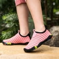 thumbnail image 6 of Kids Water Shoes for Girls Boys Swim Beach Hiking Pool Shoes Barefoots for Toddler Pink 12-13Y, 6 of 7