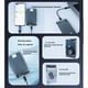 thumbnail image 2 of Carcasa para Disco Duro Tipo C, Carcasa para Disco Duro SSD SATA de 2,5 Pulgadas, Carcasa Externa, Carcasa para Disco Duro Externo Móvil Transparente, 2 of 5