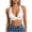 White, variant on Abtuhar Women Solid Color Satin Front Closure Support Bras