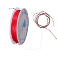 thumbnail image 1 of MasteelfCA 0.6mm Wide DIY Handmade Jewelry Accessories Elastic Rope Bead Rope Crystal Fish Line Wire Elastane Thread (Red), 1 of 7