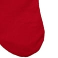 thumbnail image 5 of Northlight Santa and Snowman Christmas Stocking  - 19" - Red and White, 5 of 6