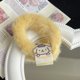 thumbnail image 1 of Anillo de pelo de felpa Kawaii Sanrio, banda de pelo de dibujos animados, banda de lavado creativa, cuerda para el cabello, Mymelody Cinnamorroll, Hellokitty, nuevo Fivean unisex, 1 of 2