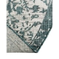 thumbnail image 4 of Jill Zarin Outdoor Collection Area Rug - Dubai (7' 1" Round Teal/Ivory), 4 of 7