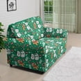 thumbnail image 3 of XYZCANDO Christmas Snowman Stretch Armchair Sofa Slipcover 1 Piece Sofa Cover 2 Seater Soft Couch Cover Washable Furniture Covers, 3 of 6