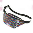 thumbnail image 6 of WAXIAYU Women's Belt Bag Crossbody Fanny Pack Sequin Waist Travel Pouch, 6 of 6