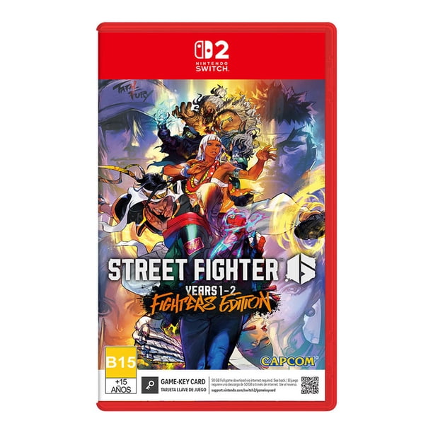 Street Fighter 6 Years 1-2 Fighters Edition Nintendo Switch 2 Físico
