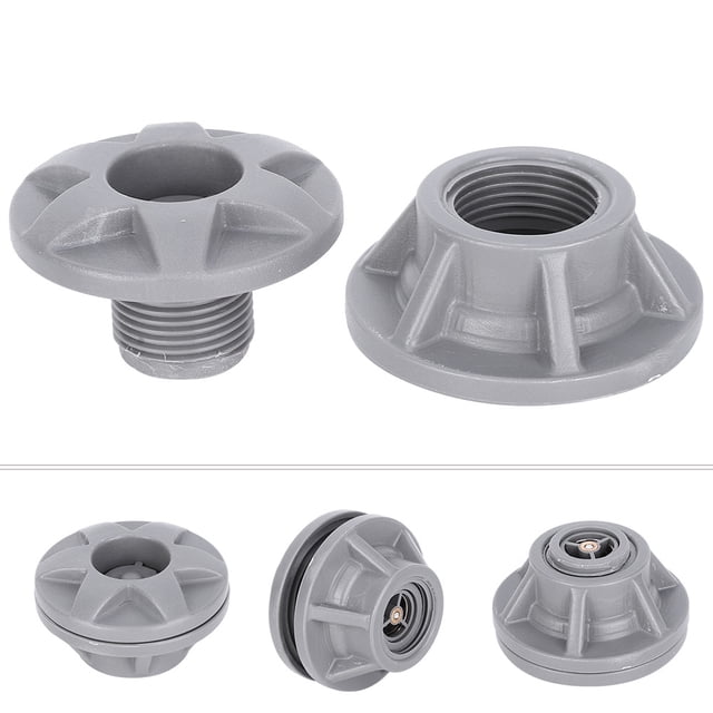 Rubber Dinghy Valve, PVC 70g Grey Canoe Valve, PVC Valve, For Yacht Kayaking Rubber Dinghy Canoeing Inflatable Boat