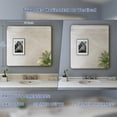thumbnail image 4 of VIPLOOK Framed Wall Mounted Bathroom Vanity Mirror 48" * 36" - Black, 4 of 9