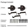 thumbnail image 4 of Utopia Alley D64RB 48-86 in. Curtain Rod with Decorative Urn Finial - Bronze, 4 of 7