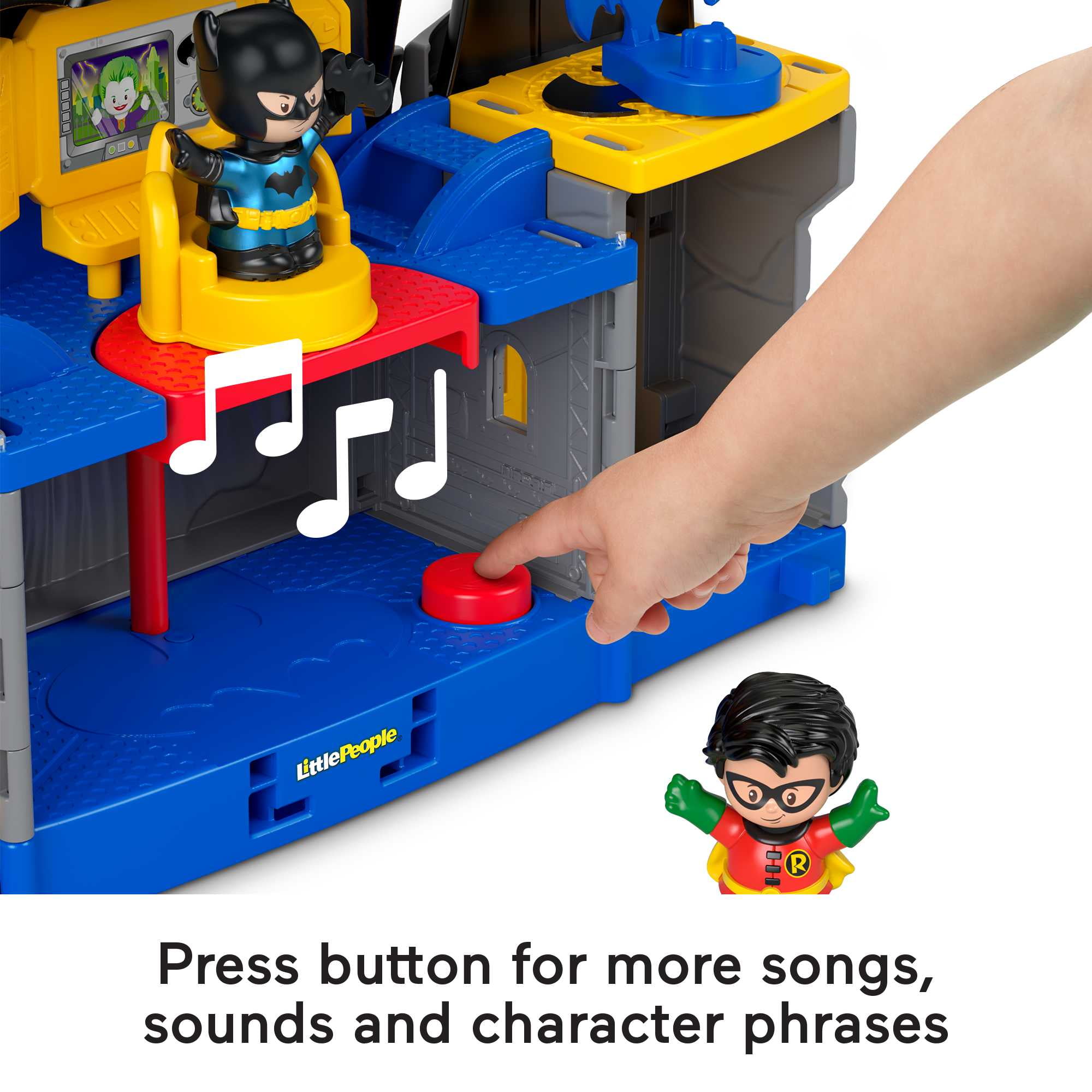 Fisher-Price Music & Sounds Monkey Plush Infant Sensory Toy for Ages 6 Months and up