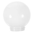 thumbnail image 3 of OUNONA Lamp Post Globe Acrylic 1Pcs White 6in Diameter For Home Owners, 3 of 6