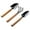 Black, variant on Dengmore Garden Small Shovel Planting Tool Gardening Supplies Combination Set for Home
