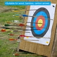 thumbnail image 6 of Uxcell Arrows Vanes 30 Pack 4 Inch Arrow Turkey Feather Left Wing Red for DIY Target Shooting, 6 of 6