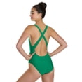thumbnail image 6 of Sporti Wide Strap Cross Back One Piece Swimsuit, High Cut, Unpadded, Athletic (Women’s), 6 of 11