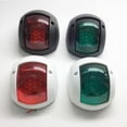 thumbnail image 2 of FlyFlise Red Green LED Marine Navigation Light 12V 24V Boat, 2 of 8
