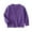 Purple, variant on CYRBOKO Girls Cardigan Sweaters, Knit Soft Comfy Long Sleeve Cotton Fall Tops Blue Size 7-8 T