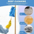thumbnail image 2 of Reusable Chenille Microfiber Dust Duster, 2026 New Damp Dusters Replacement Heads Washable with Handle for Cleaning, Flat Multi Surface Pads Tools for Home Car and Furniture, 2 of 5