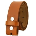 thumbnail image 3 of Falari Replacement Genuine Leather Belt Strap Without Buckle Snap on Strap 1.5" Wide 8005, 3 of 6