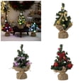 thumbnail image 2 of ZPAQI Glowing Mini Christmas Tree Light Up Tabletop Ornament Home Decoration Supplies, 2 of 21