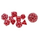 thumbnail image 1 of Juego de 10 dados numerados de varias caras, 6 colores a elegir, herramienta de juego PG rojo, 1 of 9