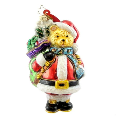 6.00In Bountiful Bruin, Glass, Ornament Charity Teddy Bear 1014580