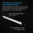 thumbnail image 2 of Cuchillo rebanador Messermeister Pro Series 30 cm de punta redonda Kullenschliff, 2 of 6