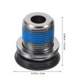 thumbnail image 5 of WESIEVYA Bike Crank Screw Aluminium Alloy 1Set 0.98X0.79X0.79In, 5 of 6