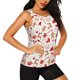 thumbnail image 2 of Fotbe Gingerbread Holiday Sweets Blusas Sin Mangas para Mujer – Estilo Casual, Corte Suelto, Slim-Fit, Cuello Redondo Deportivo, Tops de Verano para Gimnasio y Yoga-Large, 2 of 7
