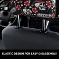 thumbnail image 4 of Kdxio Vintage Skull Casino Pattern Print 2 Piece Car Head Rest Covers Set Auto Front/Rear Seats Headrest Cover Universal Fit Most Cars,Sedan, SUV, 4 of 9