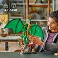 thumbnail image 3 of LEGO NINJAGO The Guardian Dragon - Model Building Kit from Legends Monstrosity Series - Room Decor for Teens - Includes Master Wu Minifigure - Gift for Teenage Boys, Girls, and Fans, Ages 14+ - 71847, 3 of 7