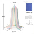 thumbnail image 2 of Princess Rainbow Bed Canopy, EEEkit Hanging Mosquito Net, Dome Bed Tent, Bed Curtains for Reading Corner Room Decor, 2 of 7